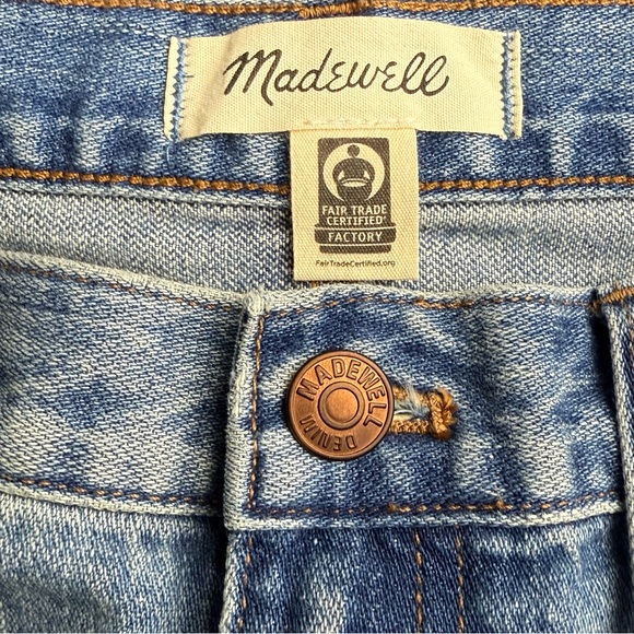 MADEWELL 11" High-Rise Flare Jeans 28 - Picture 11 of 12
